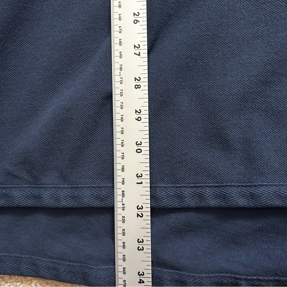 Polo Ralph Lauren Custom Fit Navy Polo Shirt - Picture 7 of 8